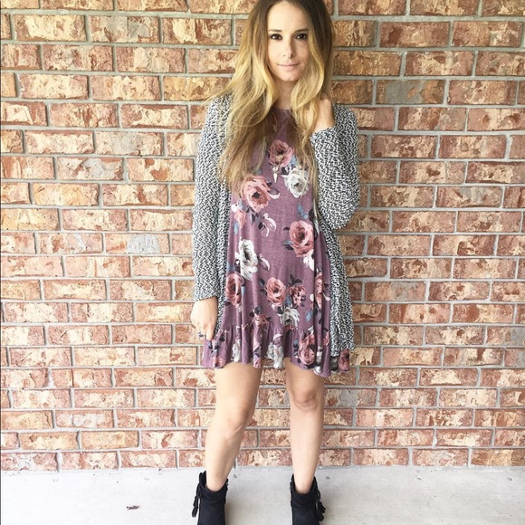 Black and white knit cardigan - Picture 4 of 4